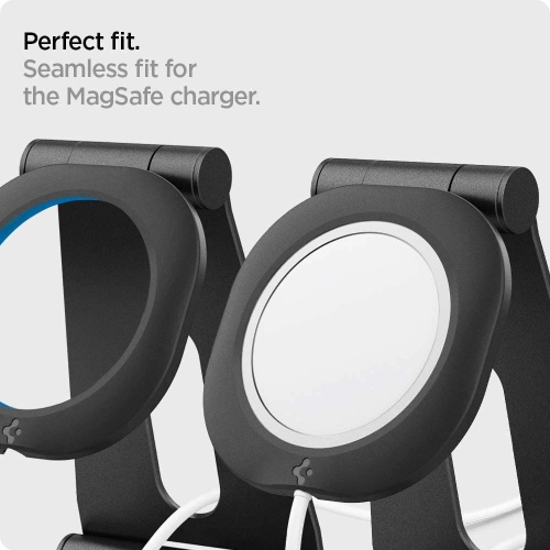 Kup Podstavec pro nabíječku Spigen Magfit S Apple MagSafe Charger Stand Black - SPN1616BLK - {ean13} - Sklep Home Screen