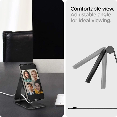 Kup Podstavec pro nabíječku Spigen Magfit S Apple MagSafe Charger Stand Black - SPN1616BLK - {ean13} - Sklep Home Screen