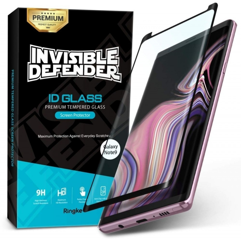 Szkło hartowane Ringke ID Glass 3D Samsung Galaxy Note 9 Full Glue z ramką montażową
