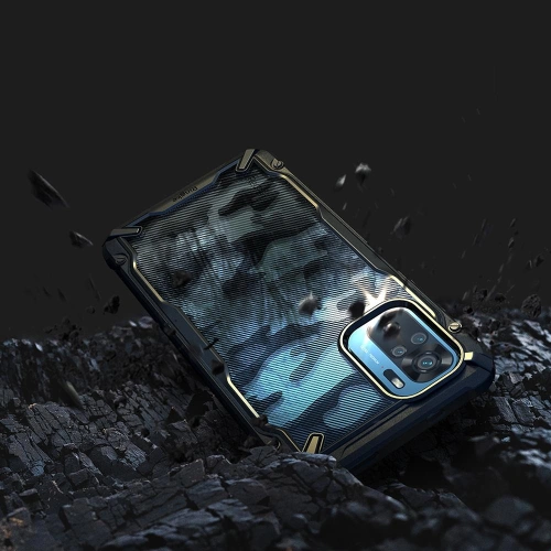 Kup Ringke Tasche Fusion-X Design Redmi Note 10/10S Camo (Moro) Schwarz - RGK1395MBL - {ean13} - Sklep Home Screen