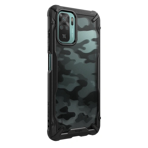 Kup Ringke Tasche Fusion-X Design Redmi Note 10/10S Camo (Moro) Schwarz - RGK1395MBL - {ean13} - Sklep Home Screen