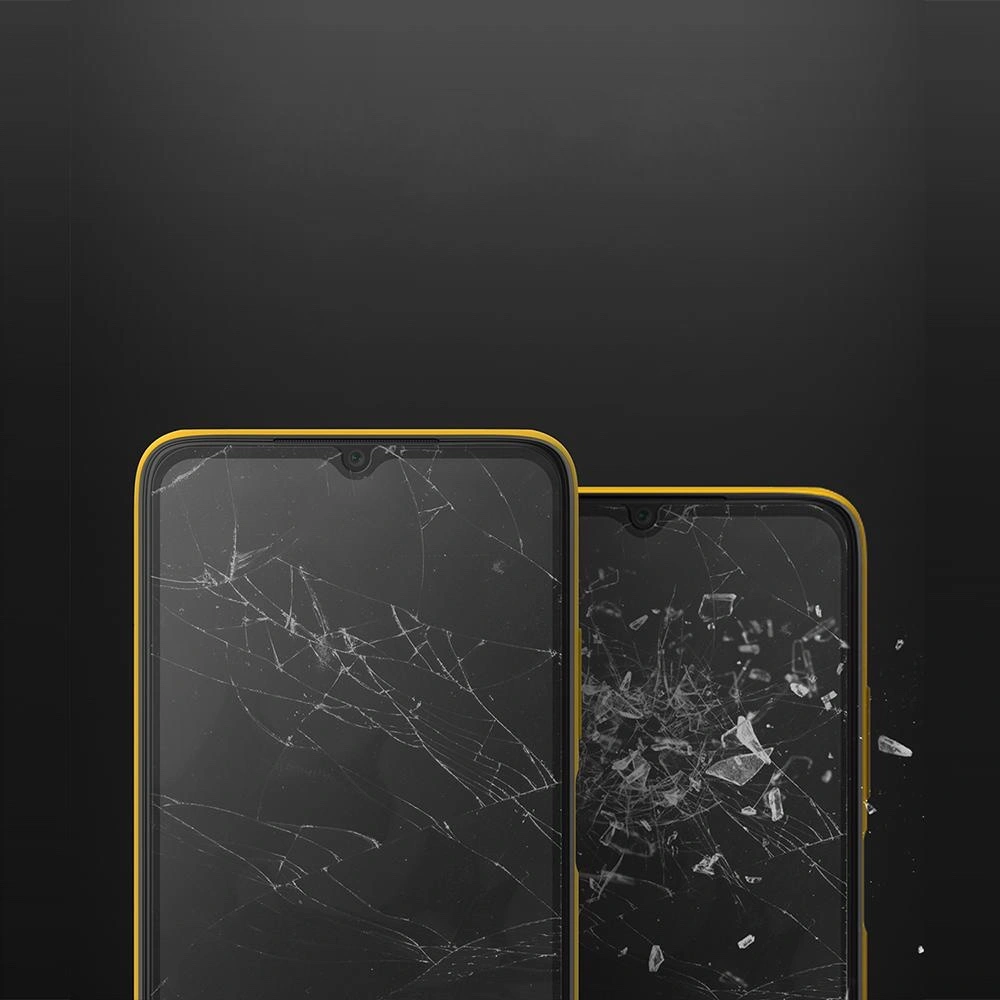 Szkło Pocophone M3 - Ringke ID Full Cover - Home Screen