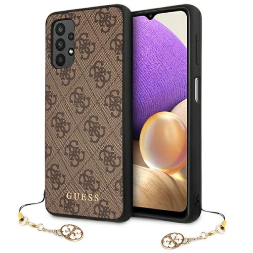 Kup Etui Guess GUHCA32GF4GBR Samsung Galaxy A32 5G hnědý/brown tvrdý obal 4G Charms Collection - GUE982BR - {ean13} - Sklep Home Screen