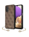 Guess Samsung Gehäuse GUHCA32GF4GBR Galaxy A32 5G braun/braun Hartschalengehäuse 4G Charms Collection