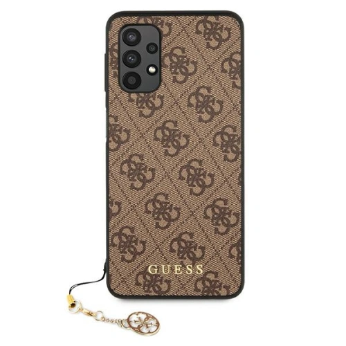 Kup Etui Guess GUHCA32GF4GBR Samsung Galaxy A32 5G hnědý/brown tvrdý obal 4G Charms Collection - GUE982BR - {ean13} - Sklep Home Screen