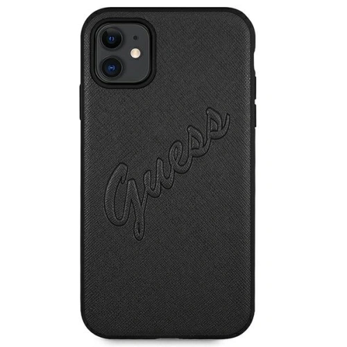 Kup Etui Guess GUHCN61RSAVSBK Apple iPhone 11 černý/black hardcase Saffiano Vintage Script - GUE984BLK - {ean13} - Sklep Home Screen