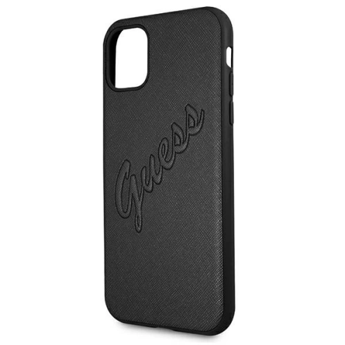 Kup Etui Guess GUHCN61RSAVSBK Apple iPhone 11 černý/black hardcase Saffiano Vintage Script - GUE984BLK - {ean13} - Sklep Home Screen