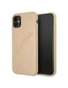 Etui Guess GUHCN61RSAVSLG Apple iPhone 11 arany színű keményház Saffiano Vintage Script