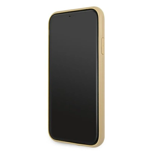 Kup Etui Guess GUHCN61RSAVSLG Apple iPhone 11 zlatý/gold hardcase Saffiano Vintage Script - GUE985GLD - {ean13} - Sklep Home Screen