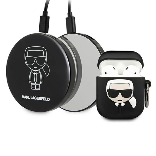 Kup Karl Lagerfeld Apple Tasche KLBPPBOA2K AirPods + Powerbank Ikonik - KLD489 - {ean13} - Sklep Home Screen