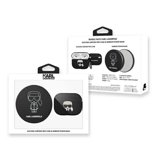 Kup Etui Karl Lagerfeld KLBPPBOAPK Apple AirPods Pro + Powerbank Ikonik - KLD490 - {ean13} - Sklep Home Screen