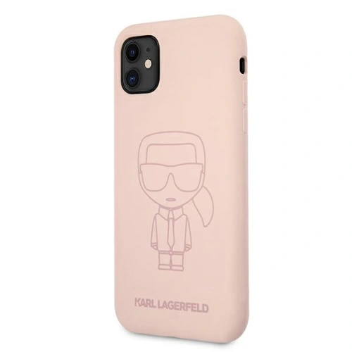 Kup Etui Karl Lagerfeld KLHCN61SILTTPI Apple iPhone 11 Silicone Ikonik Outline różowy/pink - KLD491PNK - {ean13} - Sklep Home Screen