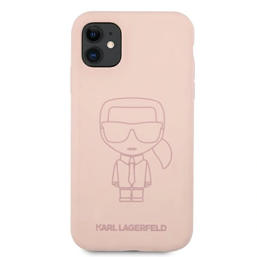 Kup Etui Karl Lagerfeld KLHCN61SILTTPI Apple iPhone 11 Silicone Ikonik Outline różowy/pink - KLD491PNK - {ean13} - Sklep Home Screen