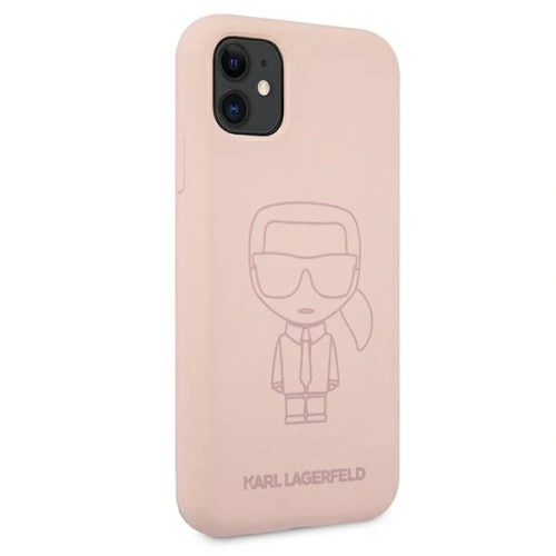 Kup Etui Karl Lagerfeld KLHCN61SILTTPI Apple iPhone 11 Silicone Ikonik Outline różowy/pink - KLD491PNK - {ean13} - Sklep Home Screen