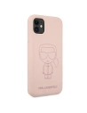 Kup Etui Karl Lagerfeld KLHCN61SILTTPI Apple iPhone 11 Silicone Ikonik Outline różowy/pink - KLD491PNK - {ean13} - Sklep Home Screen