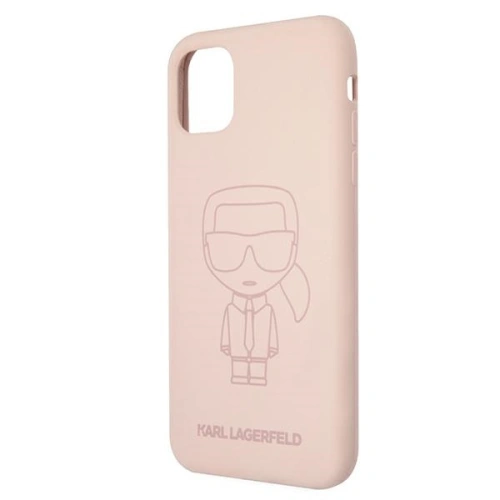 Kup Etui Karl Lagerfeld KLHCN61SILTTPI Apple iPhone 11 Silicone Ikonik Outline różowy/pink - KLD491PNK - {ean13} - Sklep Home Screen