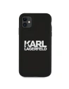 Kup Karl Lagerfeld Apple Tasche KLHCN61SLKLRBK iPhone 11 Silikon Stack Logo schwarz/schwarz - KLD493BLK - {ean13} - Sklep Home Screen