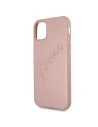 Kup Etui Guess GUHCN61RSAVSRG Apple iPhone 11 rózsaszín/pink hardcase Saffiano Vintage Script - GUE986PNK - {ean13} - Sklep Home Screen