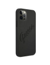 Kup Etui Guess GUHCP12LRSAVSBK Apple iPhone 12 Pro Max czarny/black hardcase Saffiano Vintage Script - GUE987BLK - {ean13} - Sklep Home Screen