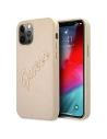 Etui Guess GUHCP12LRSAVSLG Apple iPhone 12 Pro Max zlatý/gold hardcase Saffiano Vintage Script