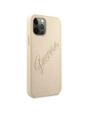 Kup Etui Guess GUHCP12LRSAVSLG Apple iPhone 12 Pro Max auriu/gold hardcase Saffiano Vintage Script - GUE988GLD - {ean13} - Sklep Home Screen