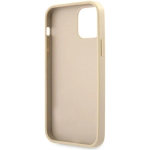Buy Guess GUHCP12LRSAVSLG Apple iPhone 12 Pro Max gold hardcase Saffiano Vintage Script - GUE988GLD - {ean13} - Home Screen Store Europe