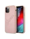 Kup Etui Guess GUHCP12LRSAVSRG Apple iPhone 12 Pro Max różowy/pink hardcase Saffiano Vintage Script - GUE989PNK - {ean13} - Sklep Home Screen