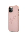 Kup Etui Guess GUHCP12LRSAVSRG Apple iPhone 12 Pro Max różowy/pink hardcase Saffiano Vintage Script - GUE989PNK - {ean13} - Sklep Home Screen