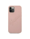 Kup Etui Guess GUHCP12LRSAVSRG Apple iPhone 12 Pro Max różowy/pink hardcase Saffiano Vintage Script - GUE989PNK - {ean13} - Sklep Home Screen