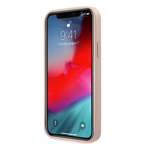 Kup Guess Apple Tasche GUHCP12LRSAVSRG iPhone 12 Pro Max rosa/rosa Hartschale Saffiano Vintage Script - GUE989PNK - {ean13} - Sklep Home Screen