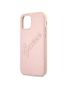 Kup Etui Guess GUHCP12LRSAVSRG Apple iPhone 12 Pro Max różowy/pink hardcase Saffiano Vintage Script - GUE989PNK - {ean13} - Sklep Home Screen