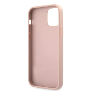 Buy Guess GUHCP12LRSAVSRG Apple iPhone 12 Pro Max pink hardcase Saffiano Vintage Script - GUE989PNK - {ean13} - Home Screen Store Europe