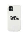 Kup Karl Lagerfeld Apple Tasche KLHCN61SLKLWH iPhone 11 Silikon Stack Logo weiß/weiß - KLD494WHT - {ean13} - Sklep Home Screen