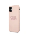 Kup Karl Lagerfeld Apple Tasche KLHCN61STKLTLP iPhone 11 Silikon Stack Logo rosa/rosa - KLD495PNK - {ean13} - Sklep Home Screen