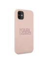 Buy Karl Lagerfeld KLHCN61STKLTLP Apple iPhone 11 Silicone Stack Logo pink - KLD495PNK - {ean13} - Home Screen Store Europe