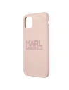 Buy Karl Lagerfeld KLHCN61STKLTLP Apple iPhone 11 Silicone Stack Logo pink - KLD495PNK - {ean13} - Home Screen Store Europe
