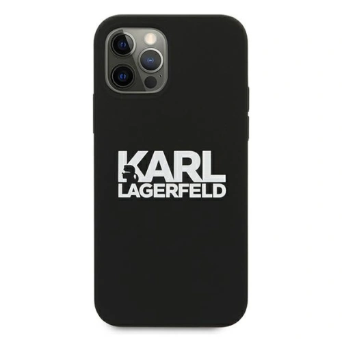 Kup Etui Karl Lagerfeld KLHCP12MSLKLRBK Apple iPhone 12/12 Pro Silicone Stack Logo fekete/black - KLD499BLK - {ean13} - Sklep Home Screen