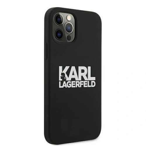 Kup Etui Karl Lagerfeld KLHCP12MSLKLRBK Apple iPhone 12/12 Pro Silicone Stack Logo fekete/black - KLD499BLK - {ean13} - Sklep Home Screen