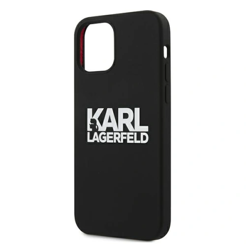 Kup Etui Karl Lagerfeld KLHCP12MSLKLRBK Apple iPhone 12/12 Pro Silicone Stack Logo fekete/black - KLD499BLK - {ean13} - Sklep Home Screen