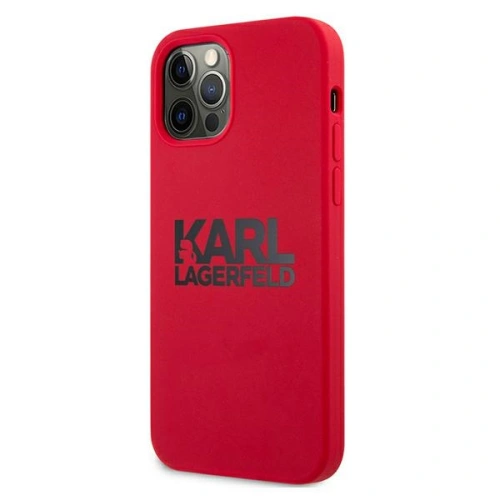 Kup Etui Karl Lagerfeld KLHCP12MSLKLRE Apple iPhone 12/12 Pro Silicone Stack Logo piros/red - KLD501RED - {ean13} - Sklep Home Screen