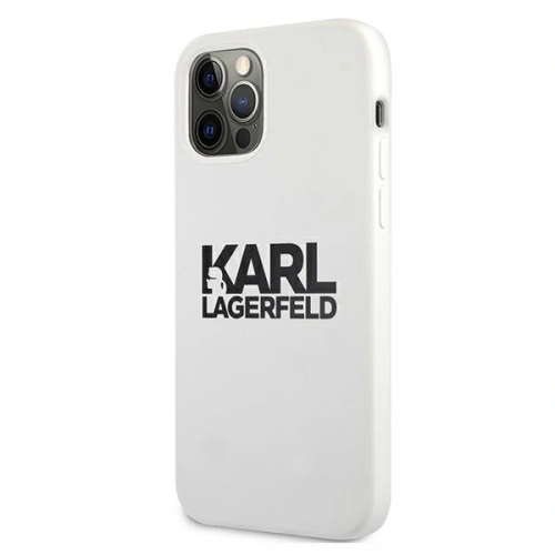 Kup Karl Lagerfeld Apple Tasche KLHCP12MSLKLWH iPhone 12/12 Pro Silikon Stack Logo weiß/weiß - KLD502WHT - {ean13} - Sklep Home Screen