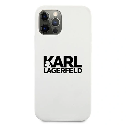 Kup Etui Karl Lagerfeld KLHCP12MSLKLWH Apple iPhone 12/12 Pro Silicone Stack Logo fehér/white - KLD502WHT - {ean13} - Sklep Home Screen