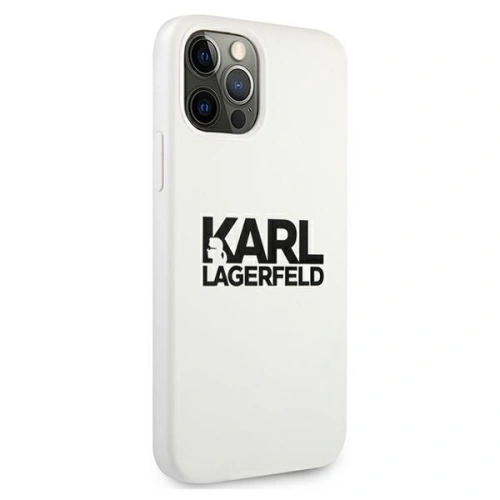 Kup Etui Karl Lagerfeld KLHCP12MSLKLWH Apple iPhone 12/12 Pro Silicone Stack Logo fehér/white - KLD502WHT - {ean13} - Sklep Home Screen