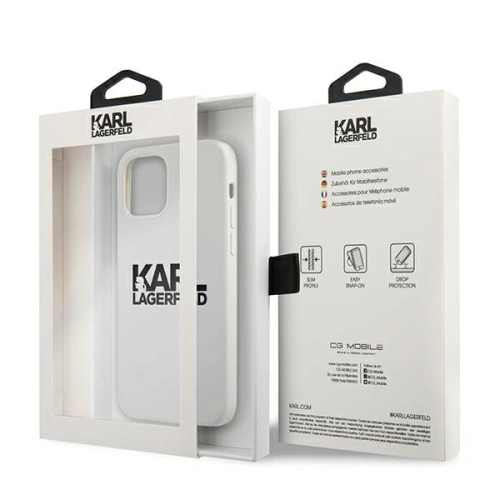 Kup Etui Karl Lagerfeld KLHCP12MSLKLWH Apple iPhone 12/12 Pro Silicone Stack Logo fehér/white - KLD502WHT - {ean13} - Sklep Home Screen