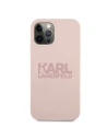 Kup Etui Karl Lagerfeld KLHCP12MSTKLTLP Apple iPhone 12/12 Pro Silicone Stack Logo różowy/pink - KLD503PNK - {ean13} - Sklep Home Screen