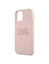 Kup Etui Karl Lagerfeld KLHCP12MSTKLTLP Apple iPhone 12/12 Pro Silicone Stack Logo różowy/pink - KLD503PNK - {ean13} - Sklep Home Screen