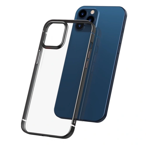 Kup Etui transparent Baseus Shining Case Apple iPhone 12 Pro Max (negru) - BSU1919BLK - {ean13} - Sklep Home Screen