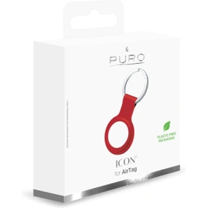 Kup Silikonowe etui PURO ICON Case Apple AirTag (czerwony) - PUR418RED - {ean13} - Sklep Home Screen