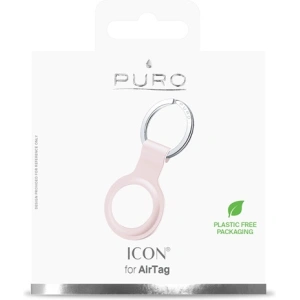 Kup Silikonowe etui PURO ICON Case Apple AirTag (piaskowy róż) - PUR419PNK - {ean13} - Sklep Home Screen