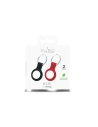 Kup Silikonowe etui PURO ICON Case Apple AirTag (czarny i czerwony) [2 PACK] - PUR421BLKRED - {ean13} - Sklep Home Screen